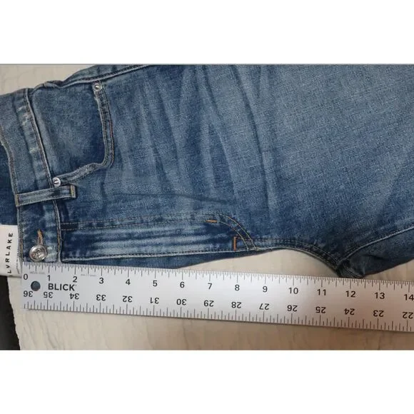 SLVRLAKE high rise straight leg worn in jeans sz 27 - Picture 5 of 9